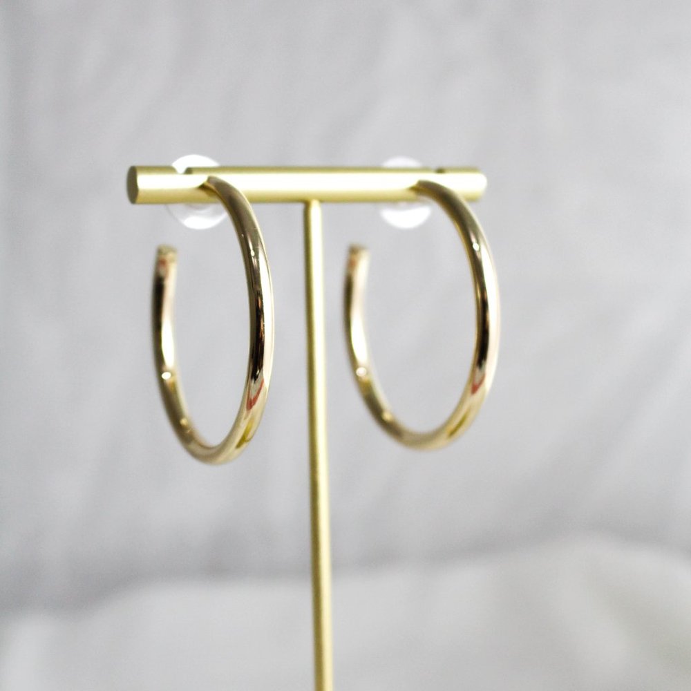 NWT Gold Hoop Earrings